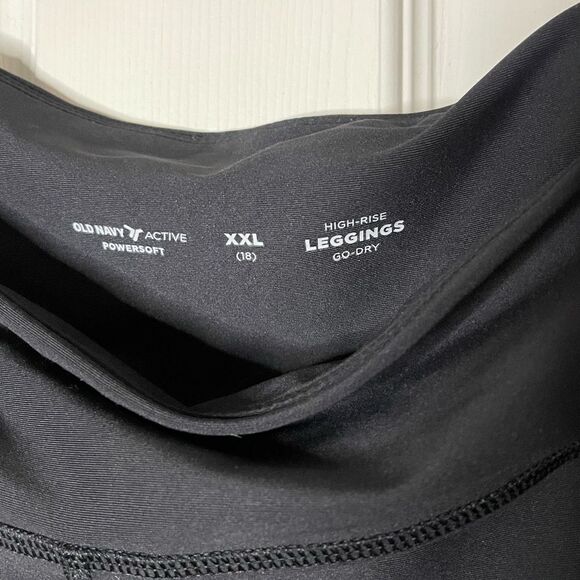 Old navy Active powersoft high rise go dry leggings xxl (18) NWT - Picture 5 of 6